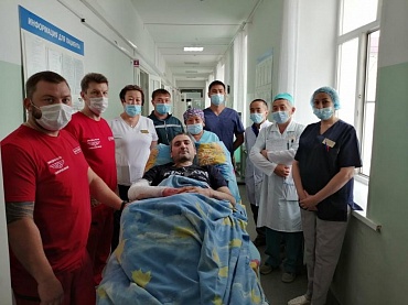 Пациента с многочисленными ожогами стабилизировали и транспортировали в г. Москва
